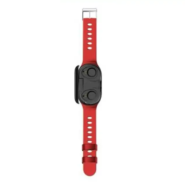 Gadgets Utiles <br>SmartWatch-Pods 2-en-1. | OkO-OKO™ smartwatch earbuds 2-en-1 SmartWatch-Pods Rouge - OkO OkO