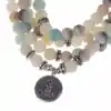Bijou Spirituel Collier Mala Amazonite. | OkO-OKO™ Collier Mala Amazonite bouddha zoom | oko oko