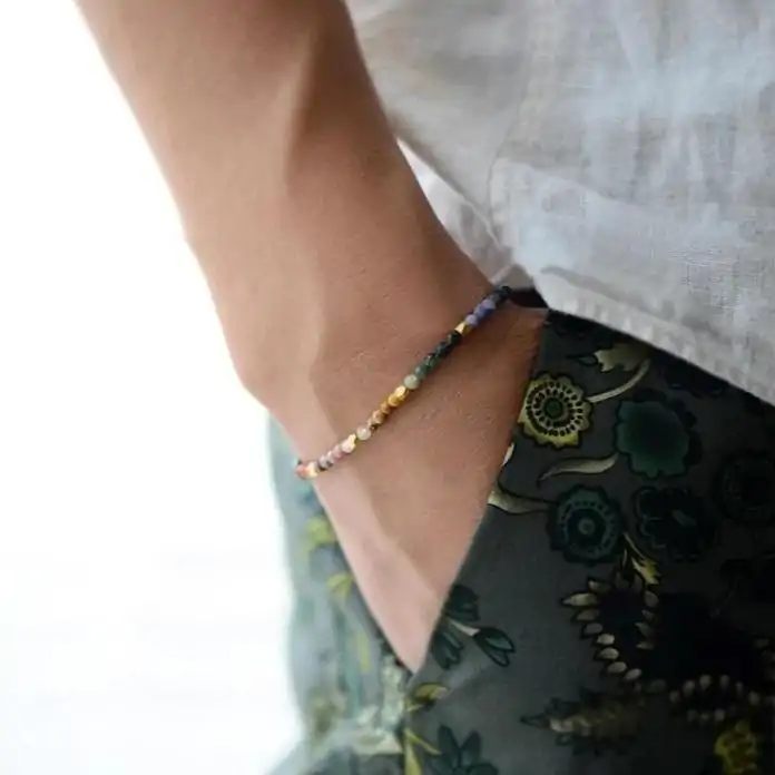Lithotherapie sieraden <br> 7 Chakras armband. | OkO-OKO™ 7 Chakra's armband voor mannen en vrouwen | oko oko