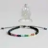 Lithotherapie sieraden <br> 7 Chakras armband. | OkO-OKO™ 7 chakra's armband met chakrakaart | oko oko