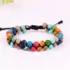 Bijou Lithothérapie <br> Bracelet des 7 Chakras. | OkO-OKO™ Bracelet des 7 Chakras en pierre véritable | oko oko