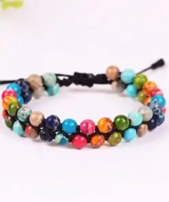 Armband der 7 Chakras aus echtem Stein | oko oko
