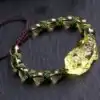 Bracelet en cristal jaune naturel oko oko