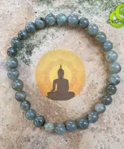 Labradorit-Armband Yoga-Buddha auf einem Stein| OkO OkO
