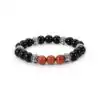 Bijou Lithothérapie <br> Bracelet Oeil De Tigre. | OkO-OKO™ Bracelet Oeil De Tigre rouge | OkO-OkO