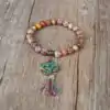<br> Pulsera de joyería espiritual Om Mani Padme Hum. | OkO-OKO™ Pulsera mantra Om | oko oko