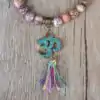 <br> Pulsera de joyería espiritual Om Mani Padme Hum. | OkO-OKO™ Pulsera Om en turquesa natural | oko oko