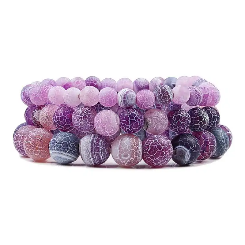 Bijou fantaisie <br> Bracelet pierre naturelle. | OkO-OKO™ Bracelet pierre naturelle violet | oko oko