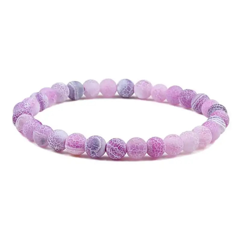 Bijou fantaisie <br> Bracelet pierre naturelle. | OkO-OKO™ Bracelet pierre naturelle violet 6 | oko oko