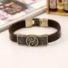 Bracelet cuire Yin Yang | OkO-OkO