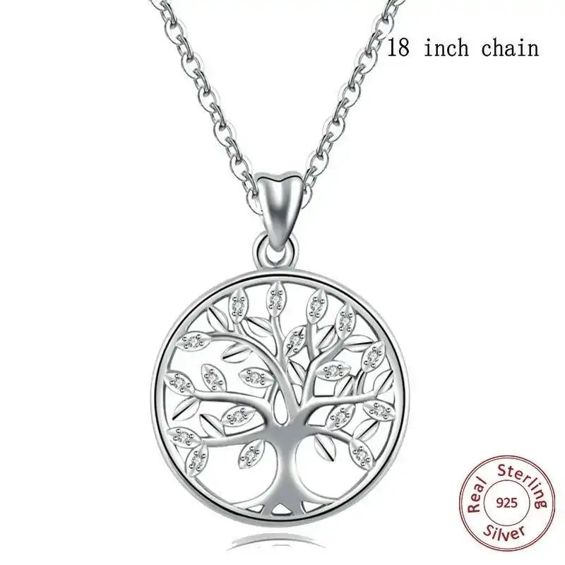 Bijou Spirituel <br> Collier arbre de vie argent. | OkO-OKO™ Collier Arbre de Vie Argent variante 3| OkO-OkO