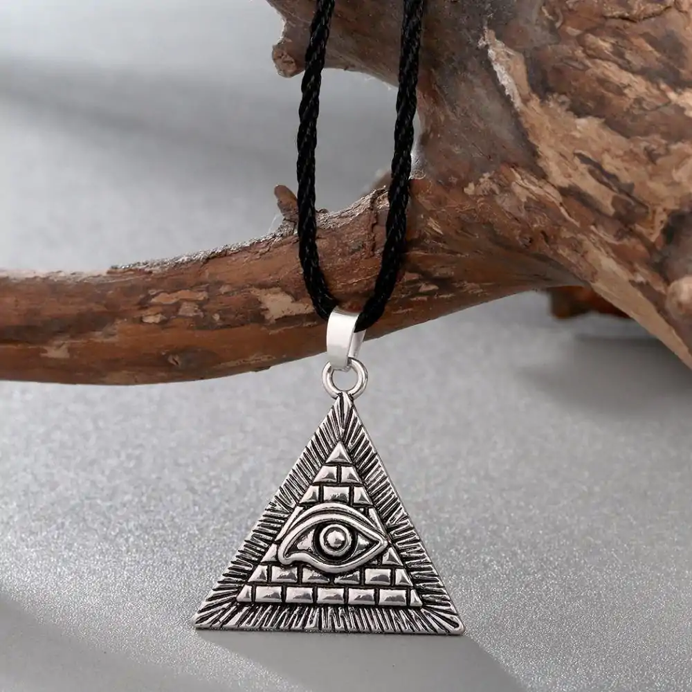 Bijou Homme <br> Collier Amulette Homme. | OkO-OKO™ Collier pour hommes oeil d'horus argenté | OkO OkO