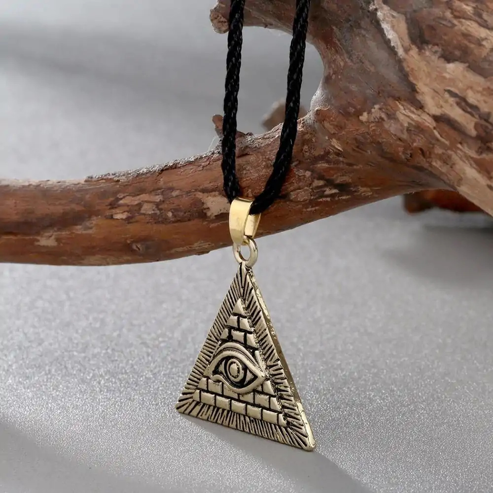 Bijou Homme <br> Collier Amulette Homme. | OkO-OKO™ Collier pour hommes oeil d'horus doré | OkO OkO