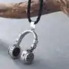 Bijou Homme <br> Collier Amulette Homme. | OkO-OKO™ Collier pour hommes dj head set argenté | OkO OkO