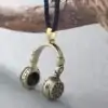 Bijou Homme <br> Collier Amulette Homme. | OkO-OKO™ Collier pour hommes dj headset doré | OkO OkO