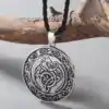 Bijou Homme <br> Collier Amulette Homme. | OkO-OKO™ Collier pour hommes dragon argenté | OkO OkO