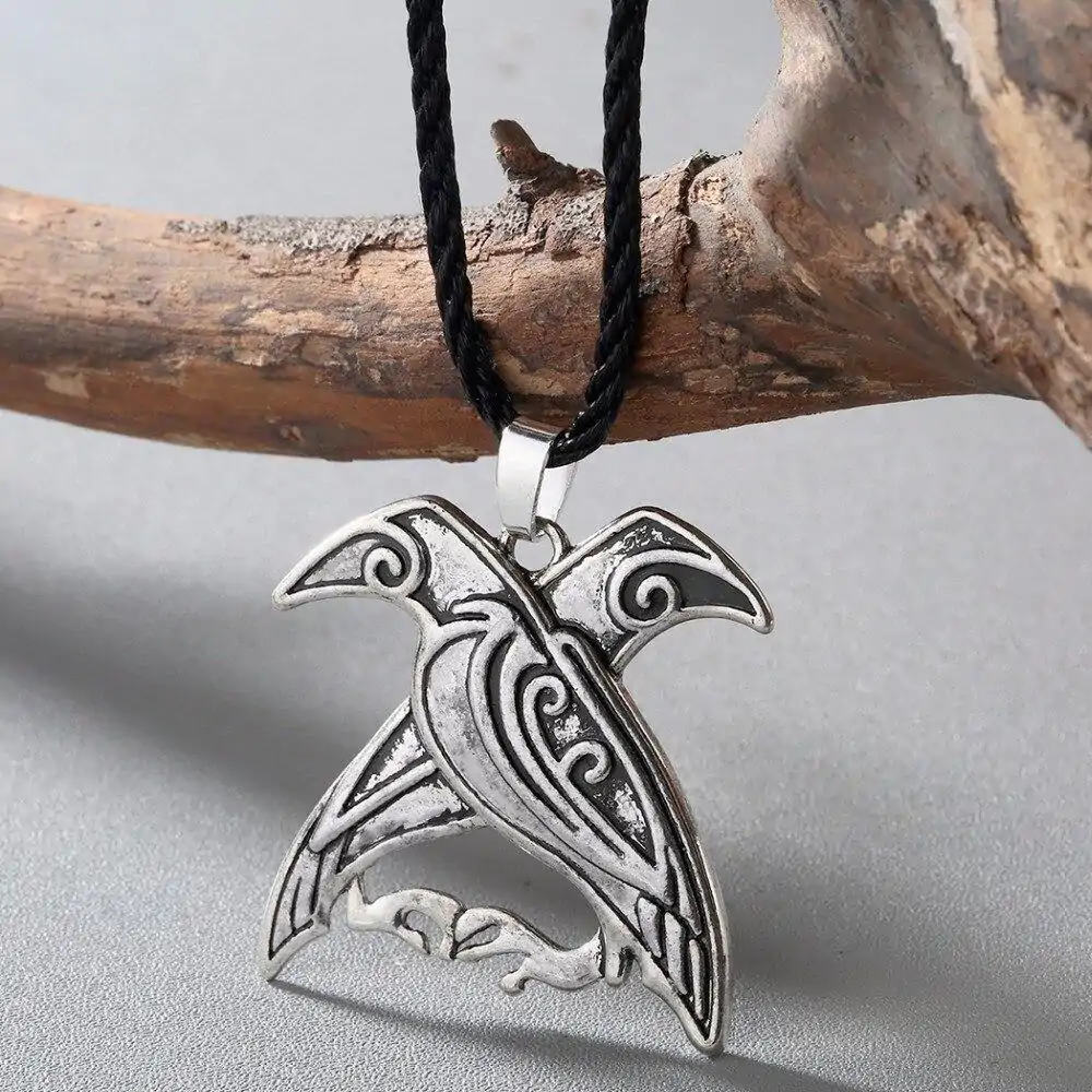 Bijou Homme <br> Collier Amulette Homme. | OkO-OKO™ Collier pour hommes corveaux | OkO-OkO.com