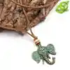 Collier tête d'éléphant avec Logo | oko oko