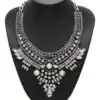 Bijou Etnique et Boho <br> Collier indien. | OkO-OKO™ Collier indien avec hornement et strass | oko oko