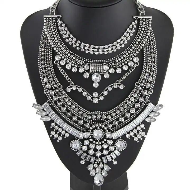 Bijou Etnique et Boho <br> Collier indien. | OkO-OKO™ Collier indien très imposant | oko oko