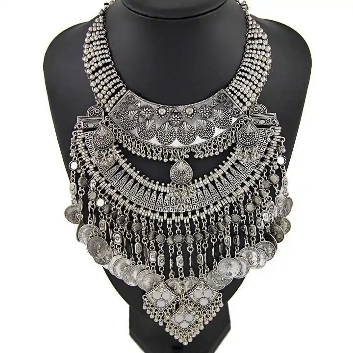 Bijou Etnique et Boho <br> Collier indien. | OkO-OKO™ Collier indien ethnique grand | oko oko
