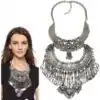 Bijou Etnique et Boho <br> Collier indien. | OkO-OKO™ Collier indien en argent tribal | oko oko