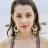 Boucle d'oreille ethnique porté sur femme | oko oko