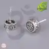 Boucles d'oreilles matra OM en argent  | OkO-OkO