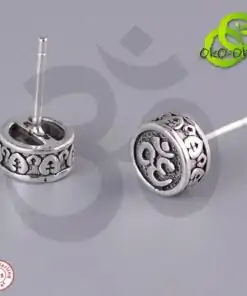 Matra OM Ohrringe in Silber | OkO-OkO