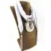Sieraden Sjaal ketting sieraden. | OkO-OKO™ Ketting sjaal grijs wit met ronde sieraden 2 | oko oko