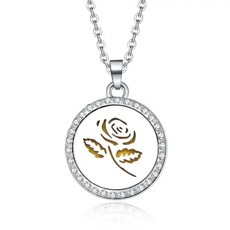 Bijou Diffuseur Huiles Essentielles <br> Pendentif. | OkO-OKO™ Pendentif diffuseur huile essentielle rose | oko oko