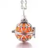 Bijou Diffuseur Huiles Essentielles <br> Avec Boule diffuseuse (26 Variantes). | OkO-OKO™ Bijou Diffuseur Huile Essentielle sphère argenté | oko-oko