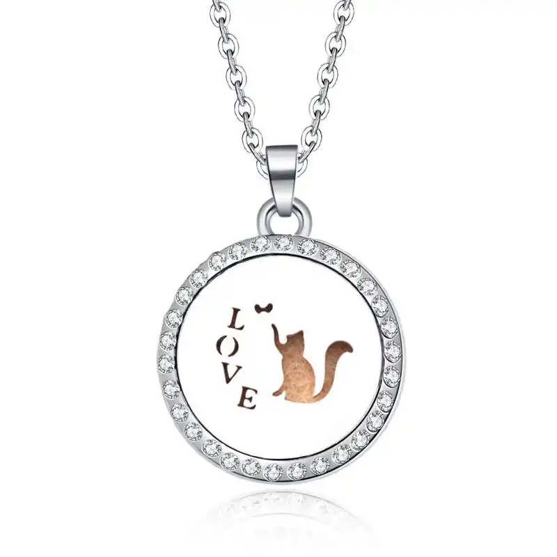 Bijou Diffuseur Huiles Essentielles <br> Pendentif. | OkO-OKO™ Pendentif diffuseur huile essentielle chat | oko oko