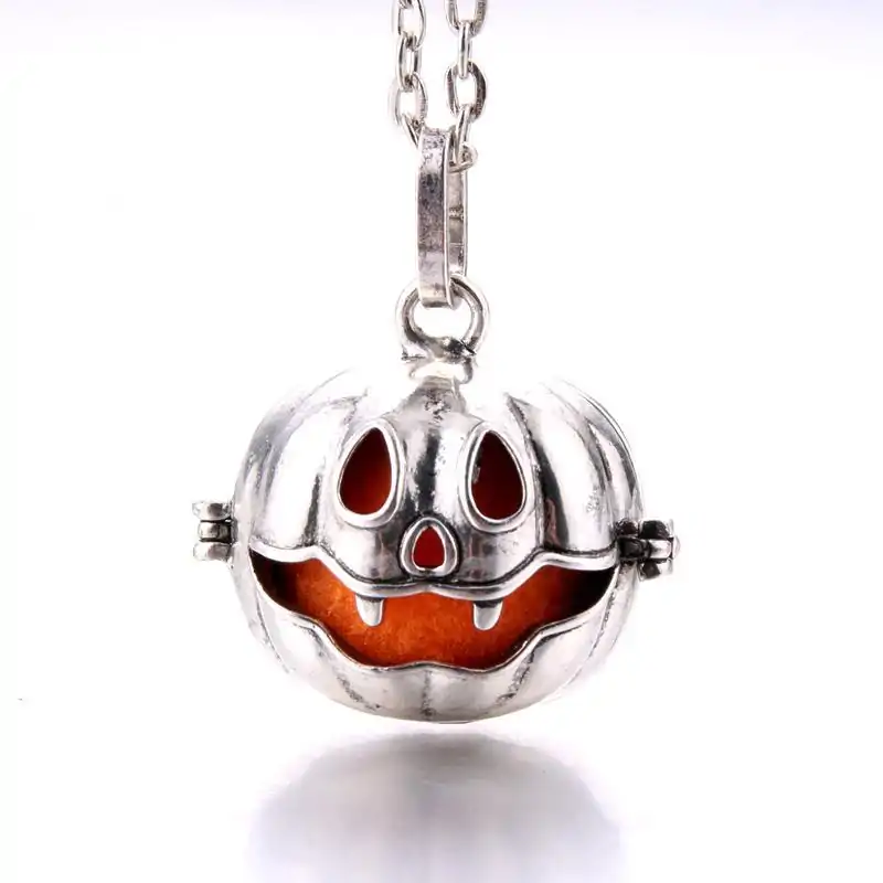Bijou Diffuseur Huiles Essentielles <br> Avec Boule diffuseuse (26 Variantes). | OkO-OKO™ Bijou Diffuseur Huile Essentielle Citrouille halloween | oko-oko