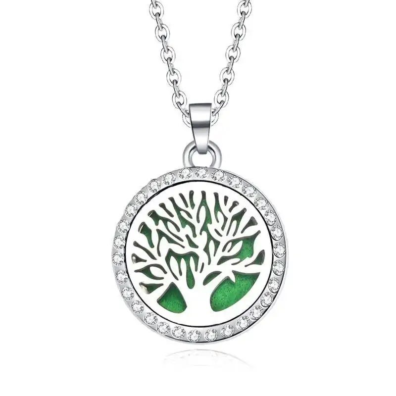 Bijou Diffuseur Huiles Essentielles <br> Pendentif. | OkO-OKO™ Pendentif diffuseur huile essentielle strass | oko oko