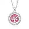 Bijou Diffuseur Huiles Essentielles <br> Pendentif. | OkO-OKO™ Pendentif diffuseur huile essentielle arbre de vie rose | oko oko