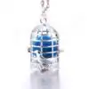 Bijou Diffuseur Huiles Essentielles <br> Avec Boule diffuseuse (26 Variantes). | OkO-OKO™ Bijou Diffuseur Huile Essentielle Cage à oiseau bleu | oko-oko