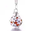 Bijou Diffuseur Huiles Essentielles <br> Avec Boule diffuseuse (26 Variantes). | OkO-OKO™ Bijou Diffuseur Huile Essentielle fleur blanche | oko-oko