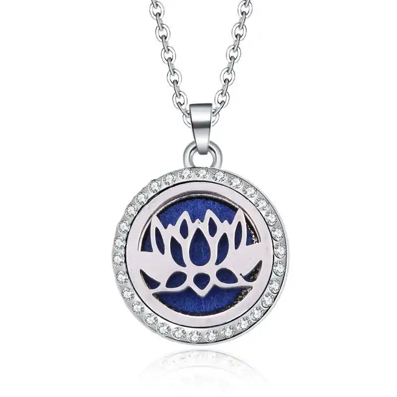 Bijou Diffuseur Huiles Essentielles <br> Pendentif. | OkO-OKO™ Pendentif diffuseur huile essentielle nénuphar | oko oko
