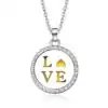 Bijou Diffuseur Huiles Essentielles <br> Pendentif. | OkO-OKO™ Pendentif diffuseur huile essentielle love | OkO-OkO