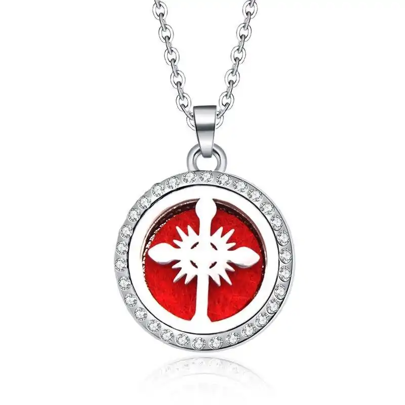 Bijou Diffuseur Huiles Essentielles <br> Pendentif. | OkO-OKO™ Pendentif diffuseur huile essentielle croix | oko oko