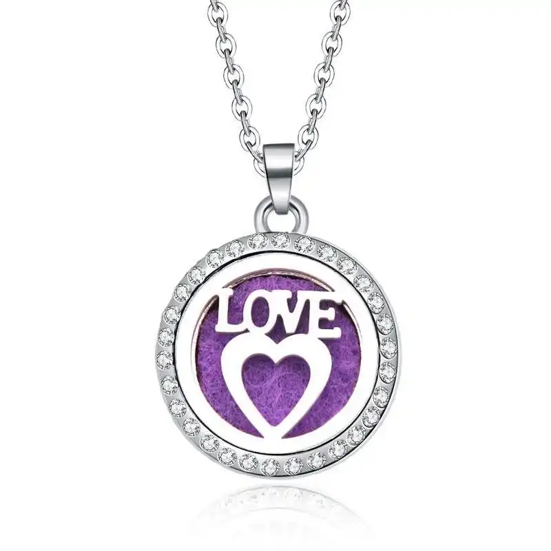 Bijou Diffuseur Huiles Essentielles <br> Pendentif. | OkO-OKO™ Pendentif diffuseur huile essentielle coeur | oko oko