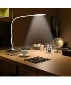 Lampe de bureau blanche avec pince sur bureau | oko oko