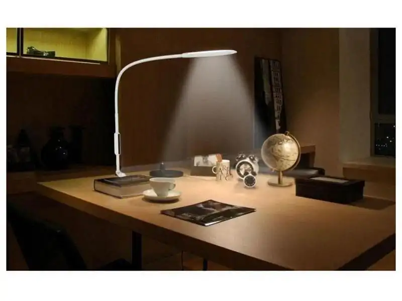 Lampe de Bureau <br>LED | OkO-OKO™ Lampe de bureau blanche avec pince sur bureau | oko oko