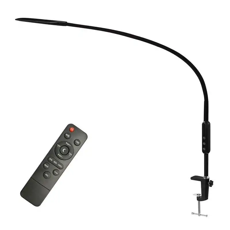 Lampe de Bureau <br>LED | OkO-OKO™ Lampe de bureau à LED noire avec fixation à pince | oko oko