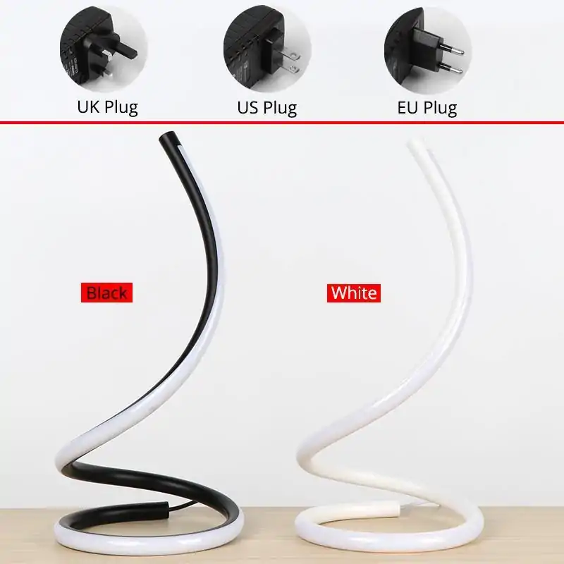 Lampe de Bureau <br>LED à intensité variable. | OkO-OKO™ Lampe LED design Zéphir - intensité réglable type de prise | OkO-OkO