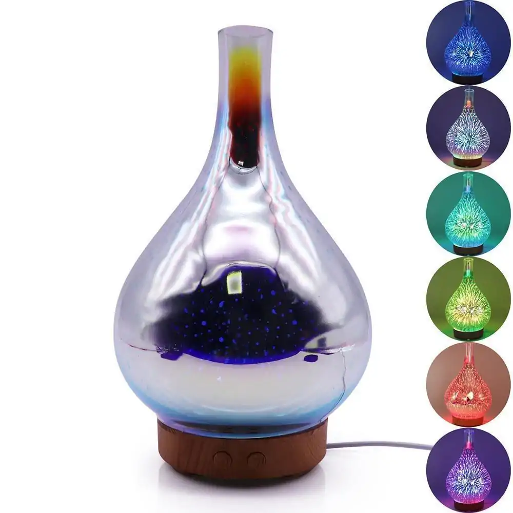 Ätherischer Öl-Diffusor Sternenstaub. | OkO-OKO™ Diffusor ätherische Öle aus Glas mit 6 3d-Farben | oko oko