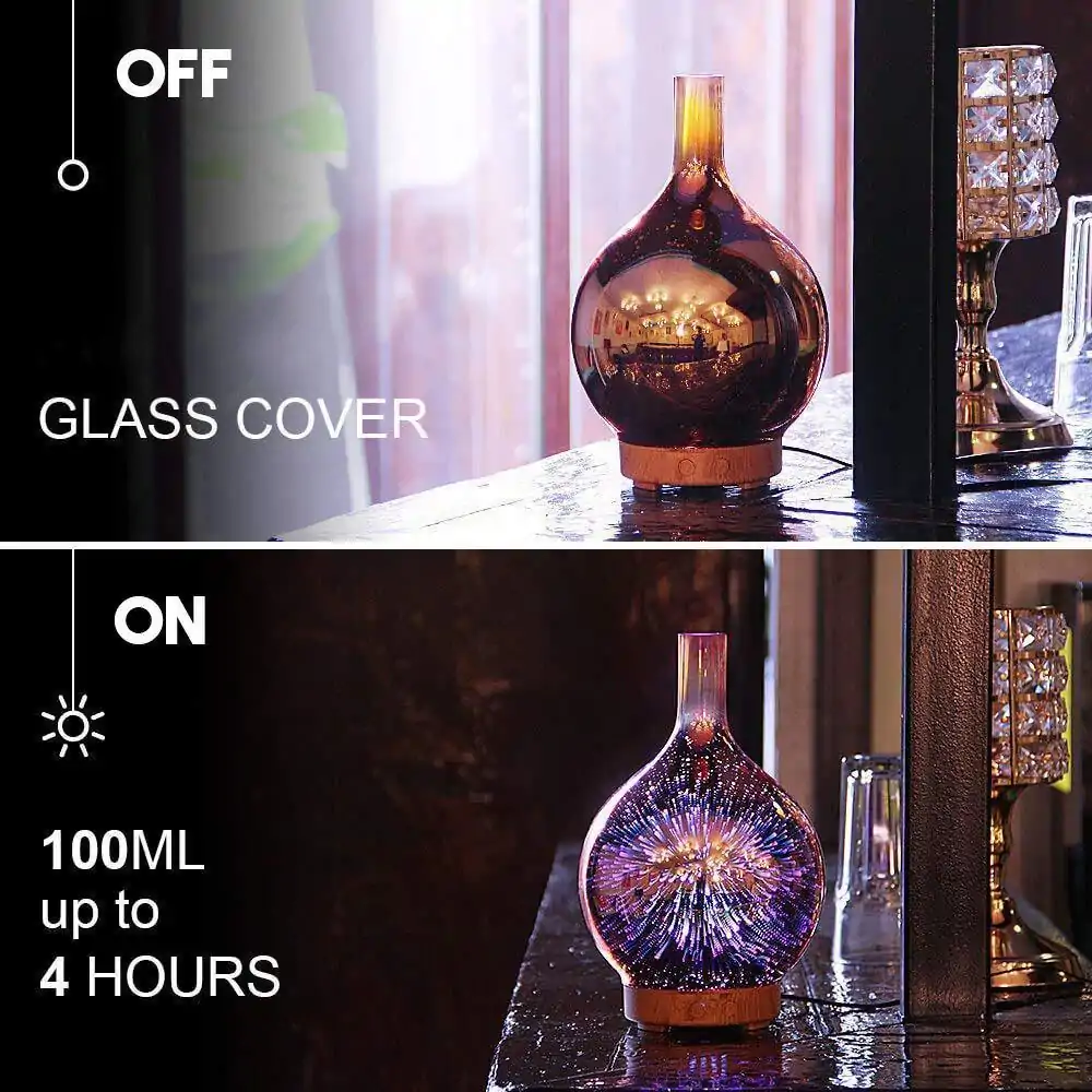 Ätherischer Öl-Diffusor Sternenstaub. | OkO-OKO™ Diffusor für ätherische Öle aus Glas Sternenstaub | OkO-OkO