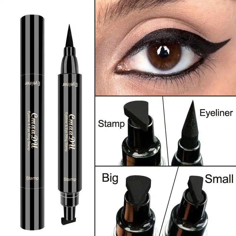 Beauté et Accessoire <br> eye liner yeux de chat. | OkO-OKO™ Eyesliner avec tampon "yeux de chats" Super Waterproof 2-en-1 | OkO-OkO