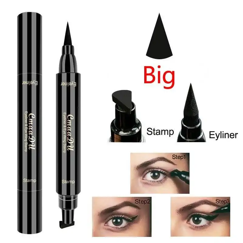 Beauté et Accessoire <br> eye liner yeux de chat. | OkO-OKO™ Eyesliner avec tampon "yeux de chats" Super Waterproof 2-en-1 | OkO-OkO